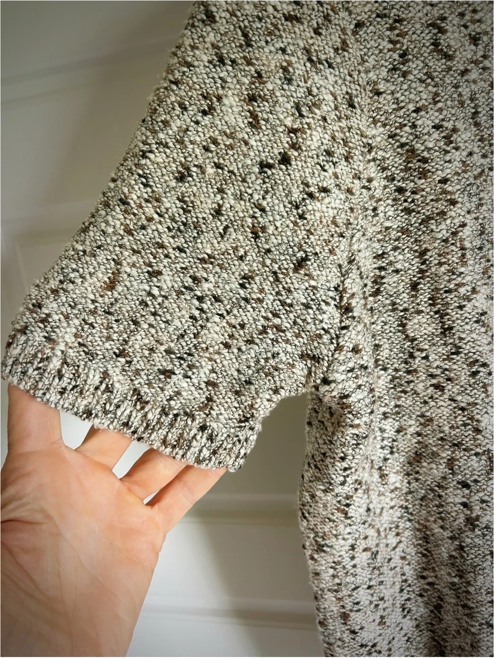LOFT Short Sleeve Multi Knit Preppy Sweater Size M